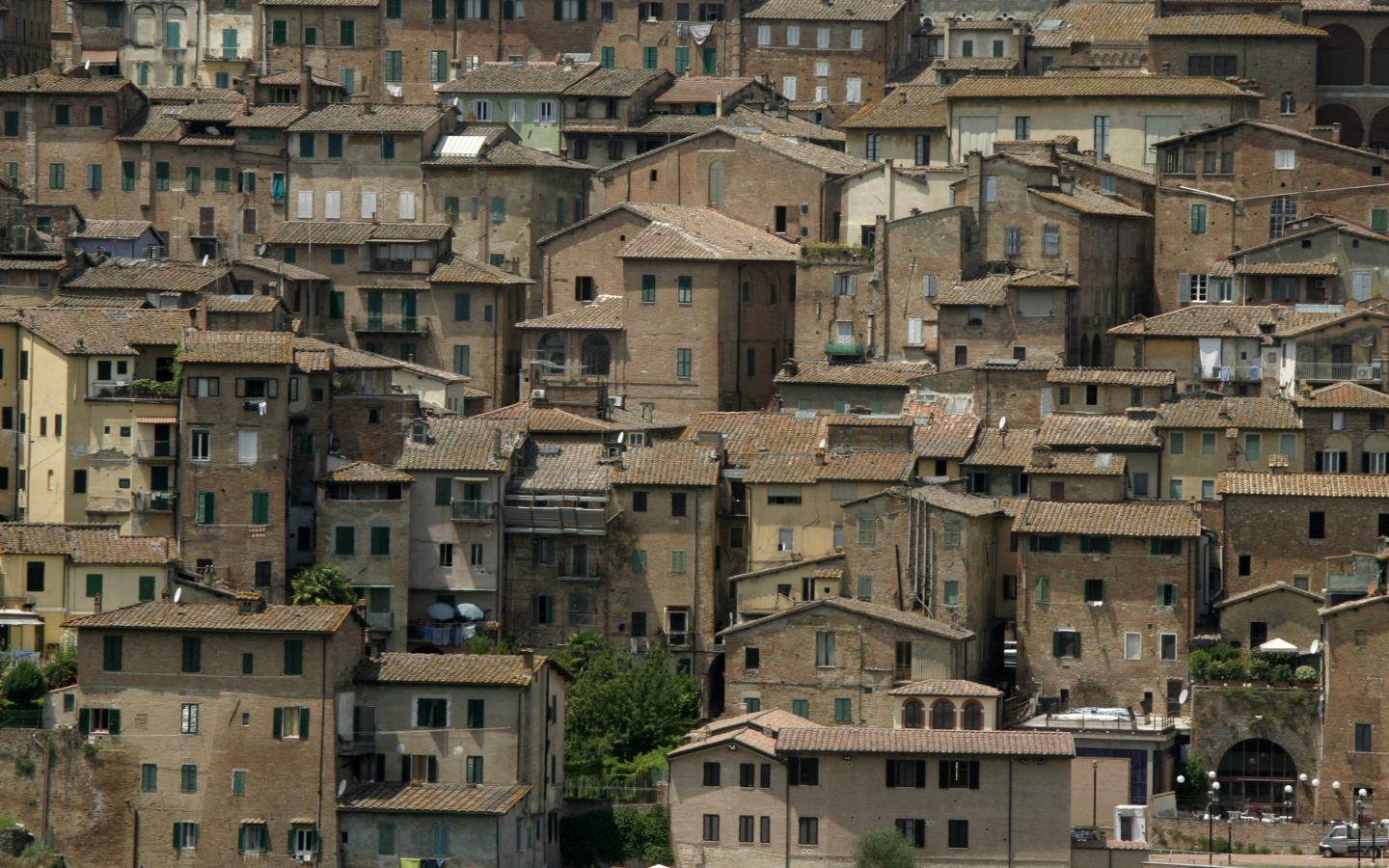 Городские дома в Сиене, Италия