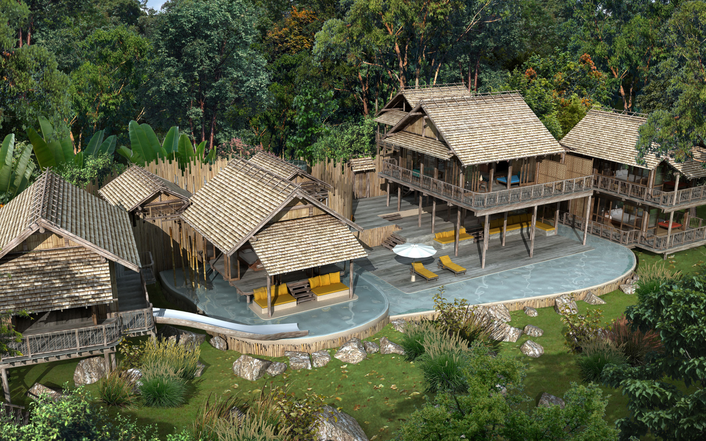 Гостиница на берегу моря на острове Ко Куд, Таиланд