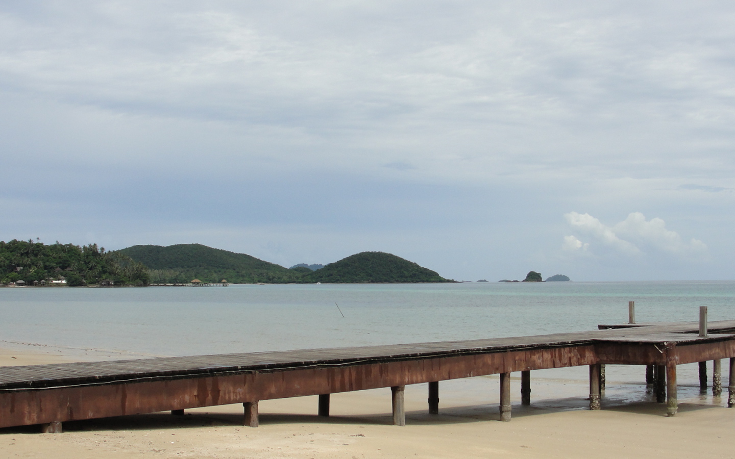 Причал на курорте Ча Ам, Таиланд