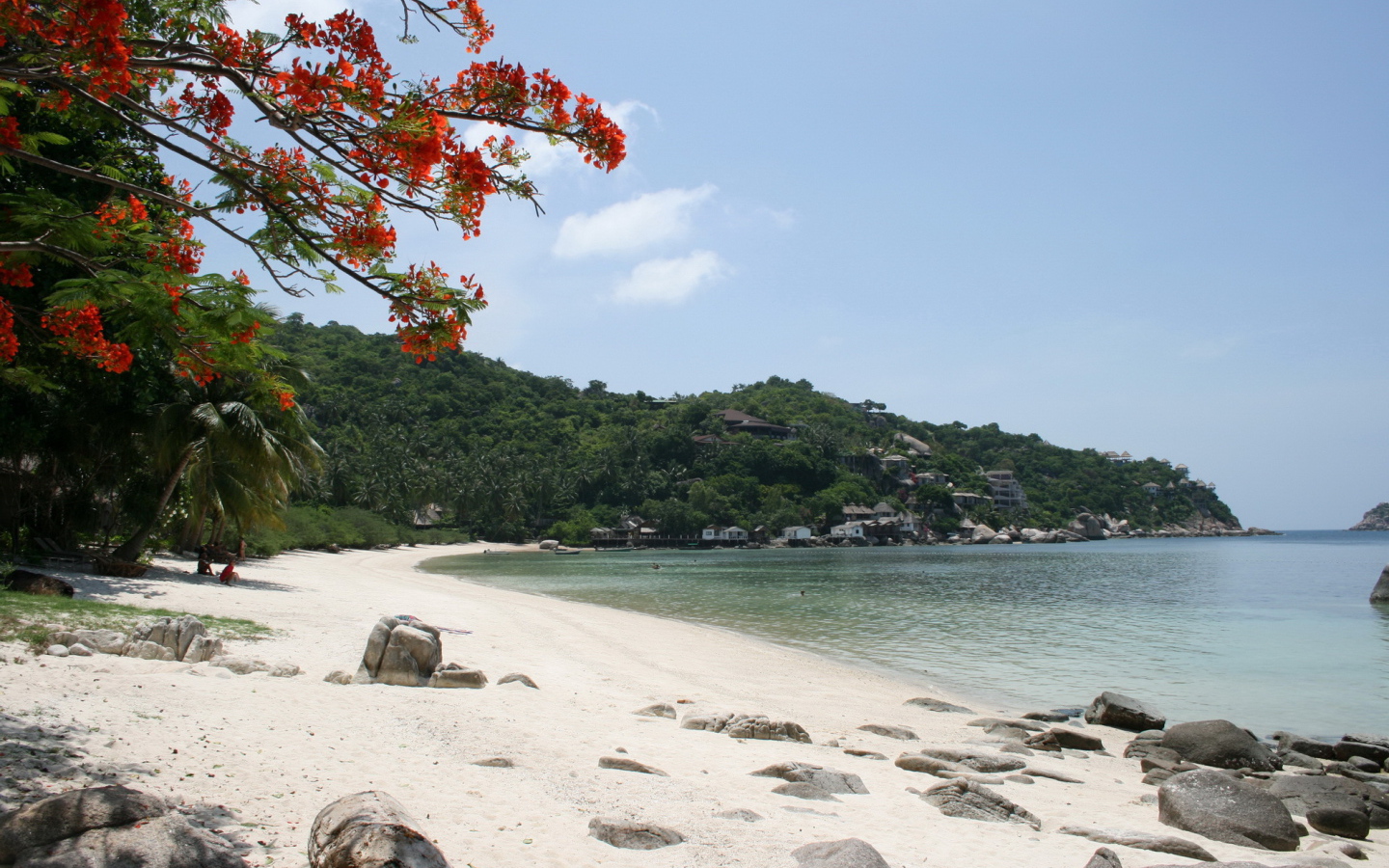 Песчаный пляж на острове Тао, Таиланд