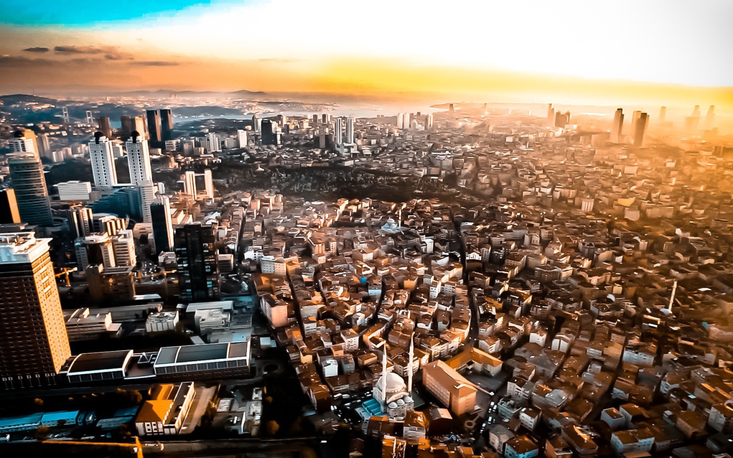 Панорама города Стамбула