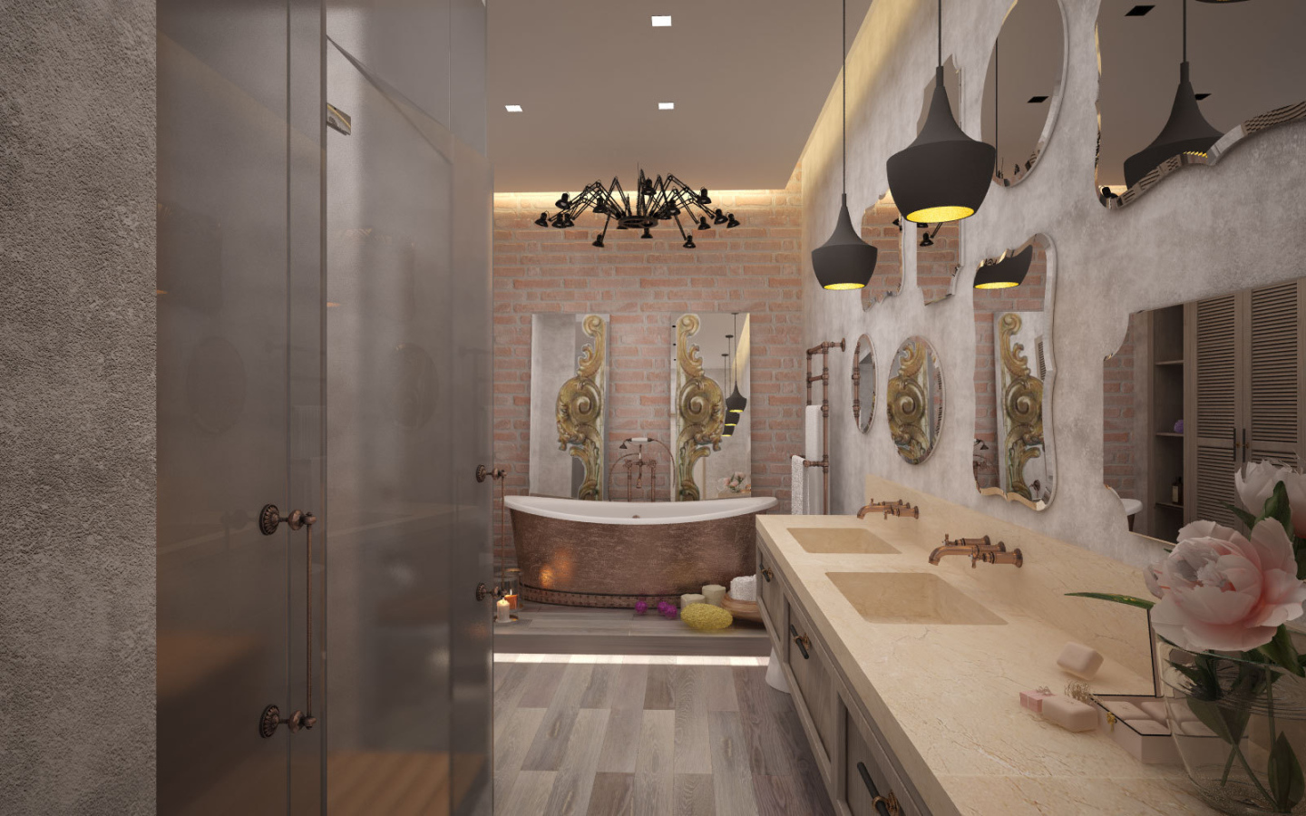 Красивая ванная