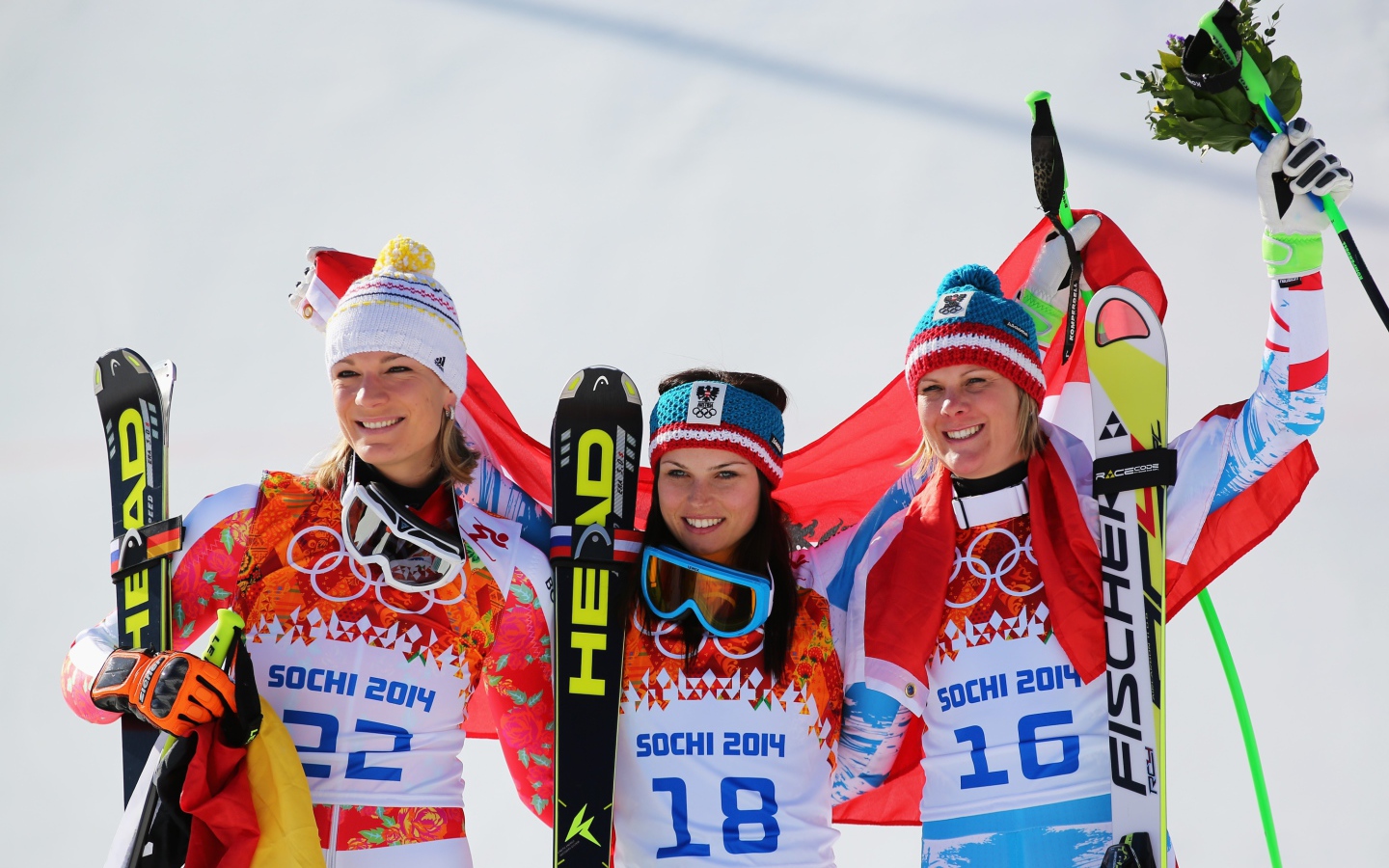 Австрийская лыжница Николь Хосп обладательница серебряной и бронзовой медали