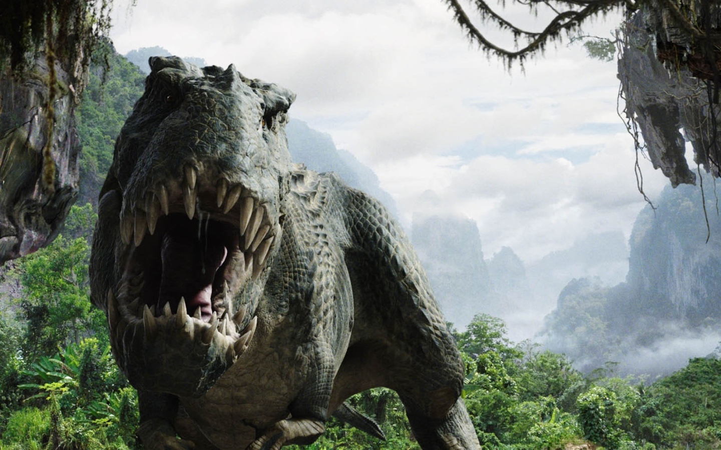 Динозавр в горах