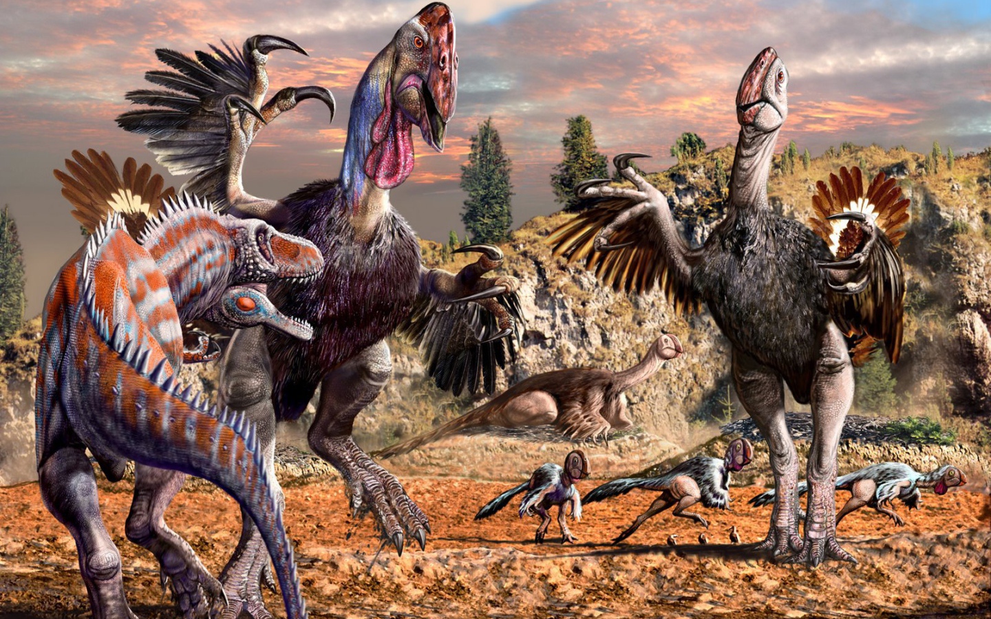 Динозавры предки птиц