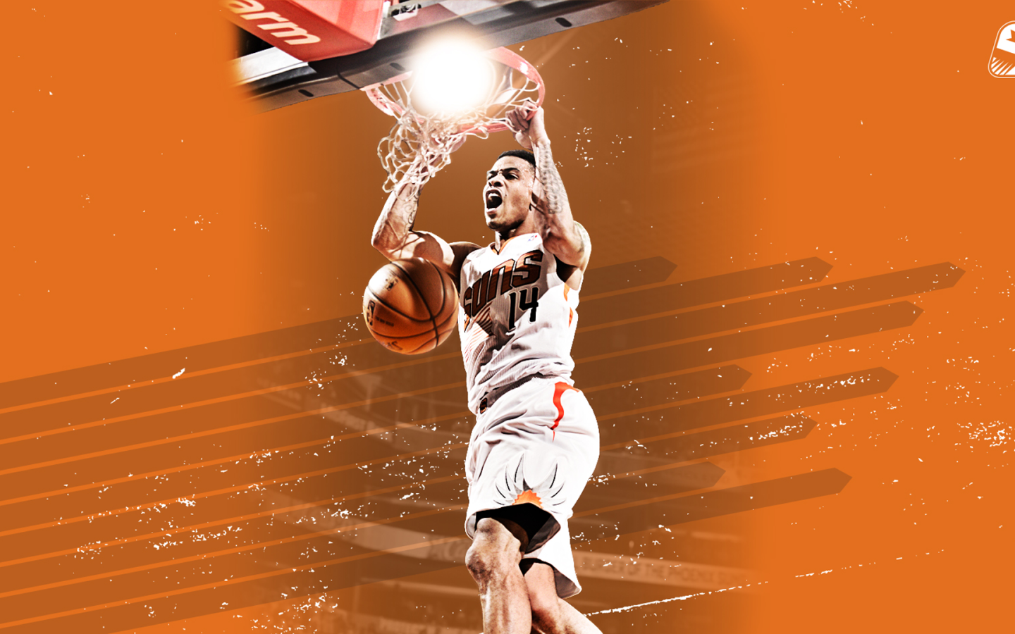 Джеральд Грин у баскетбольной корзины