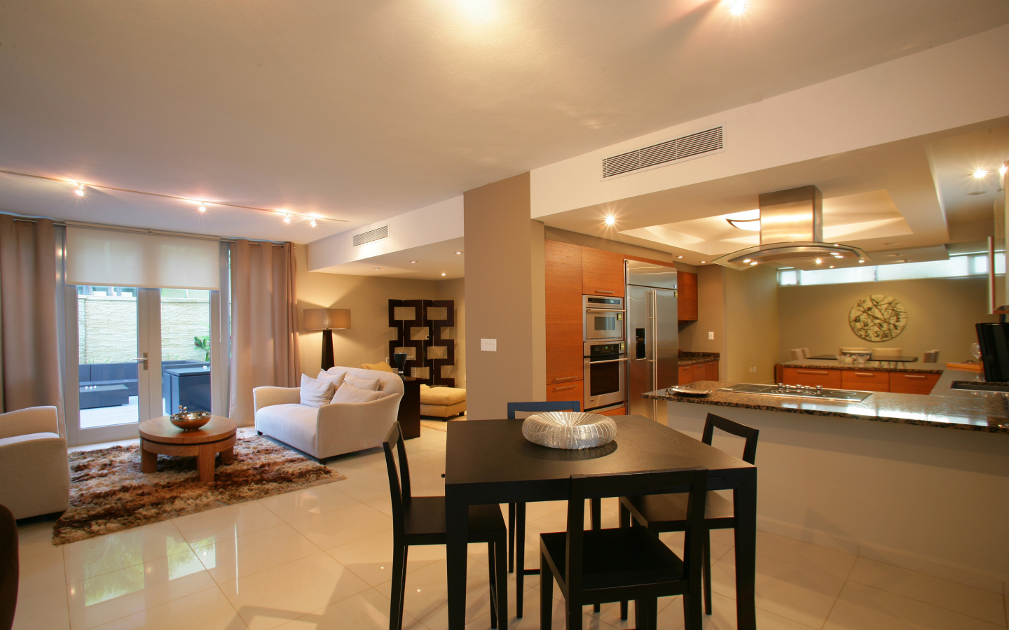 Подсветка в столовой