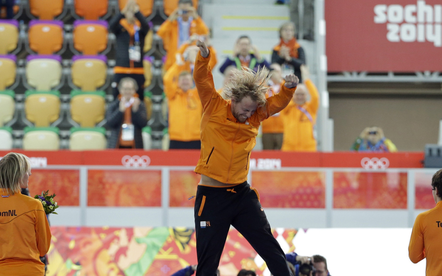 Михел Мюлдер из Нидерландов золотая и бронзовая медаль в Сочи 2014 год