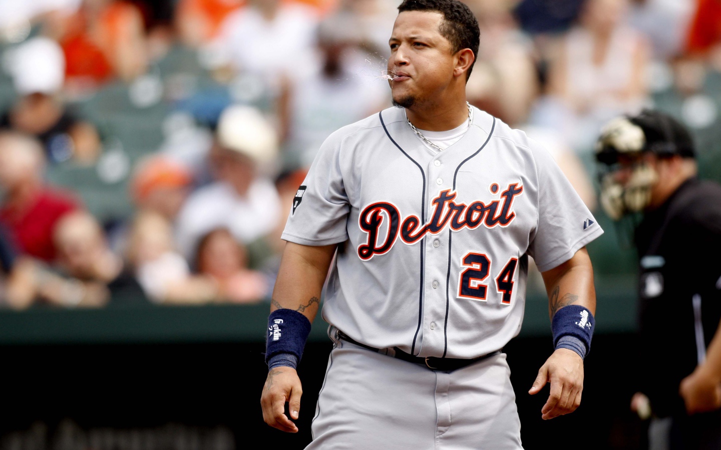 Мигуэль Кабрера из бейсбольной команды Детройта