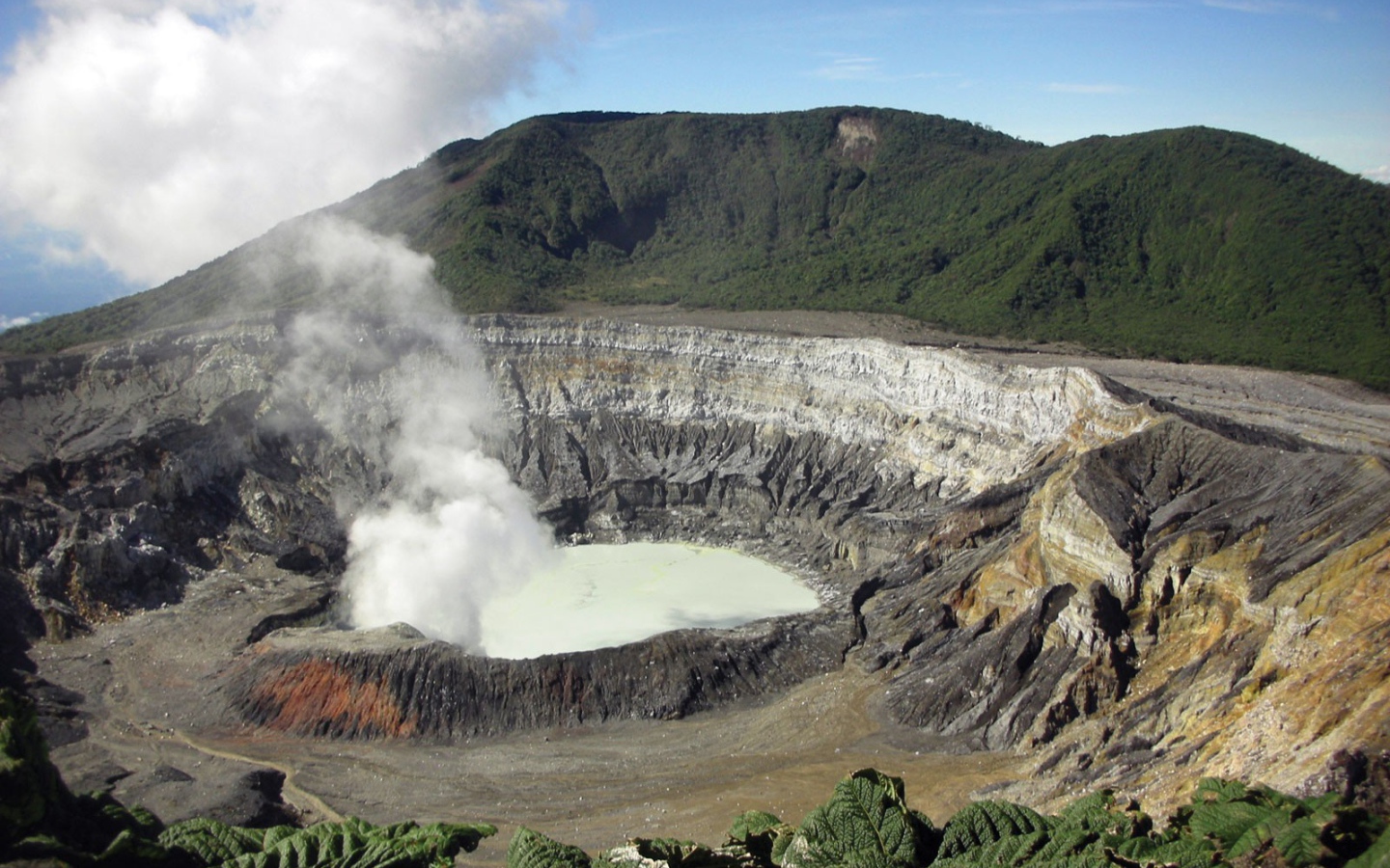 Поас вулкан Коста-Рика