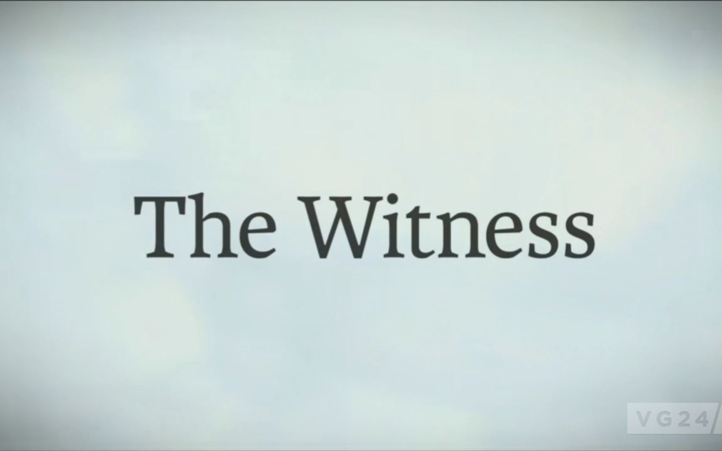 Постер игры The Witness