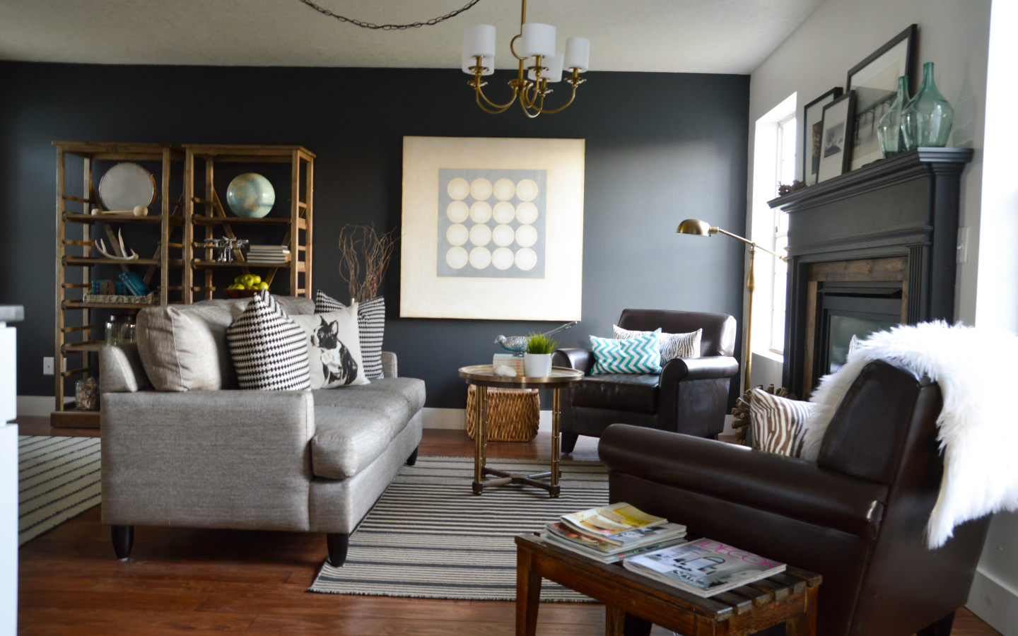 Дизайнерское оформление гостиной