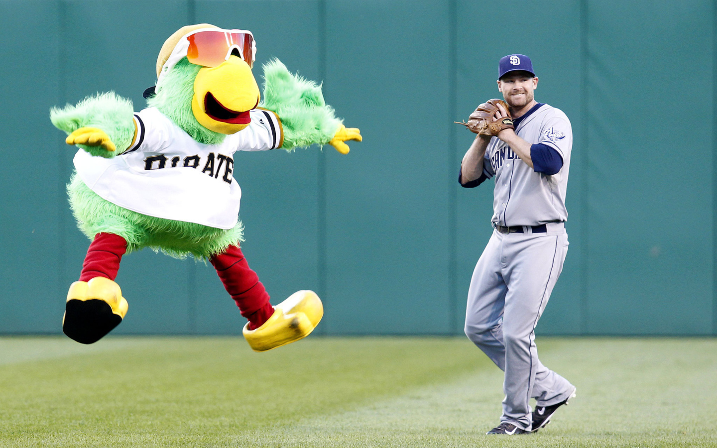 Символ бейсбольной команды с игроком