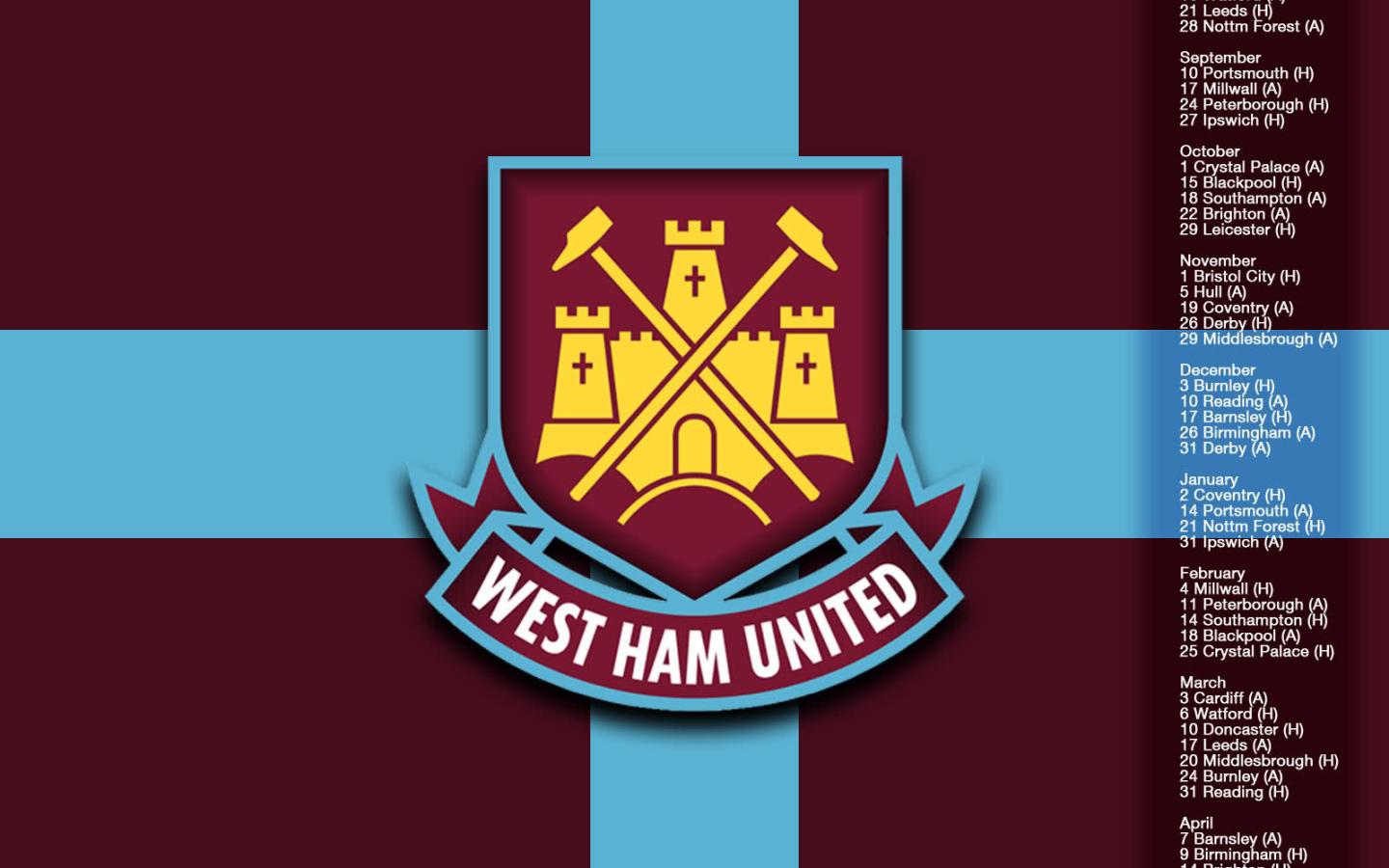 Возлюбленная футбольный клуб Англии Вест Хэм Юнайтед