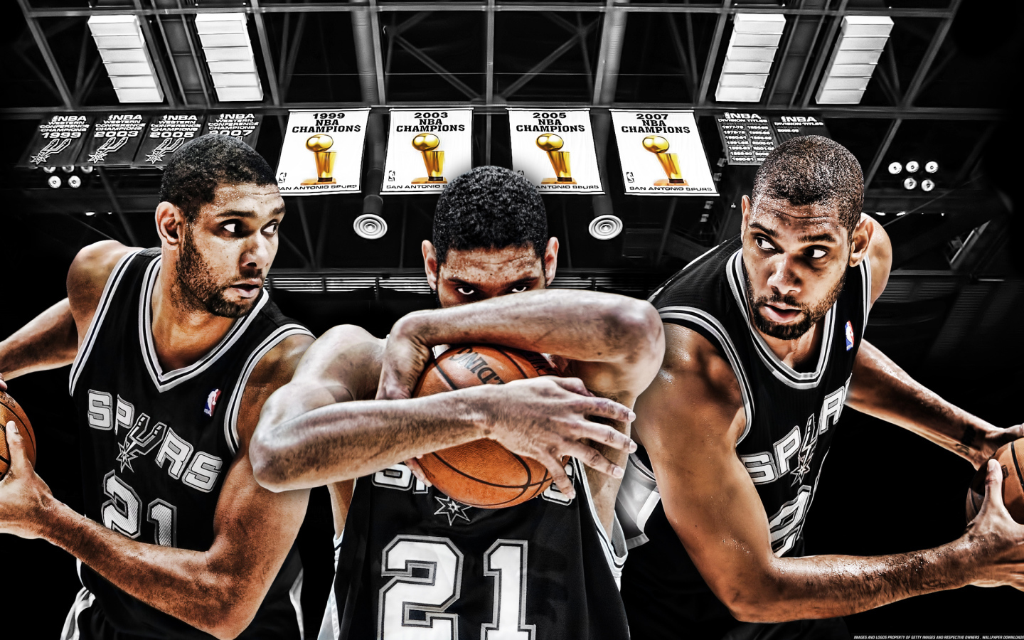 Тим Дункан в атаке