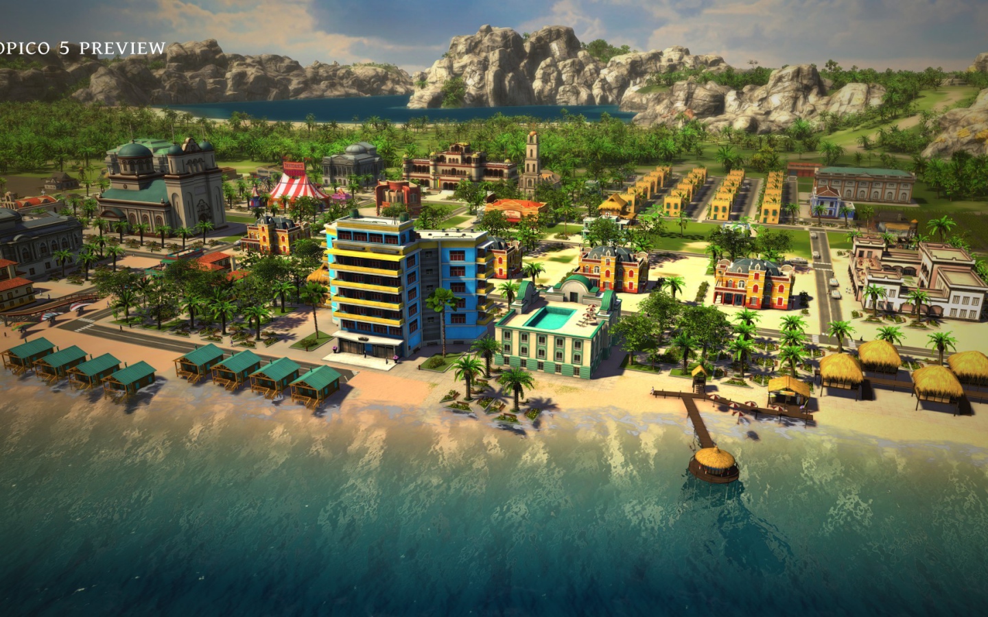 Вид в игре Tropico 5