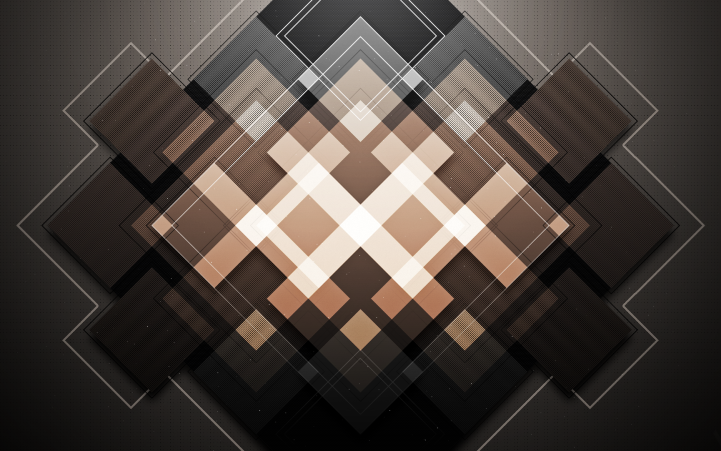 Абстрактные коричневые квадраты