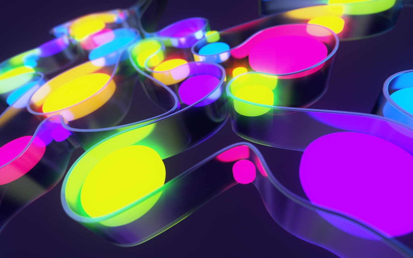 Огни среди стеклянных волн