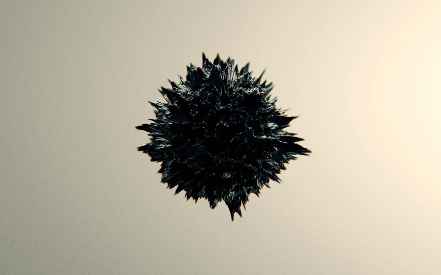 Черный абстрактный сгусток