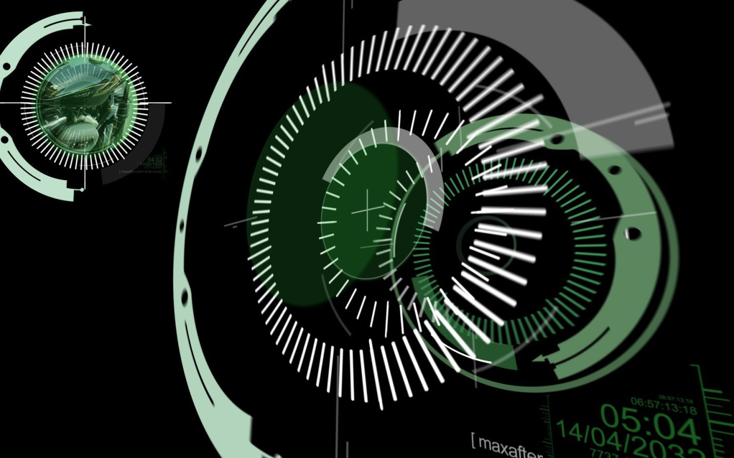 Циферблат прибора в 3Д модели