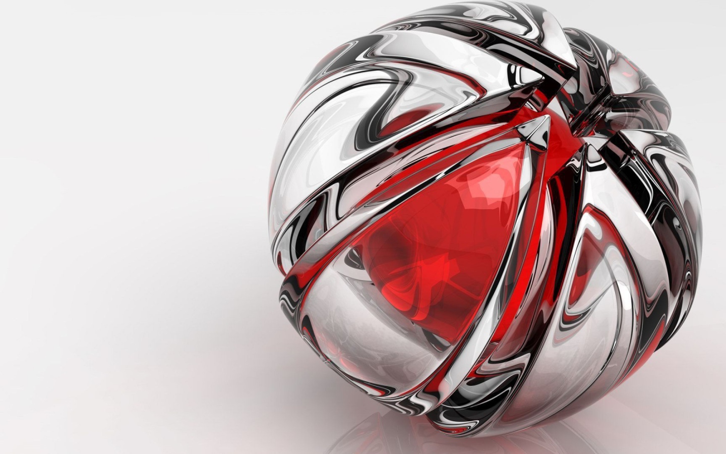 Шар из металла состоящий из долек