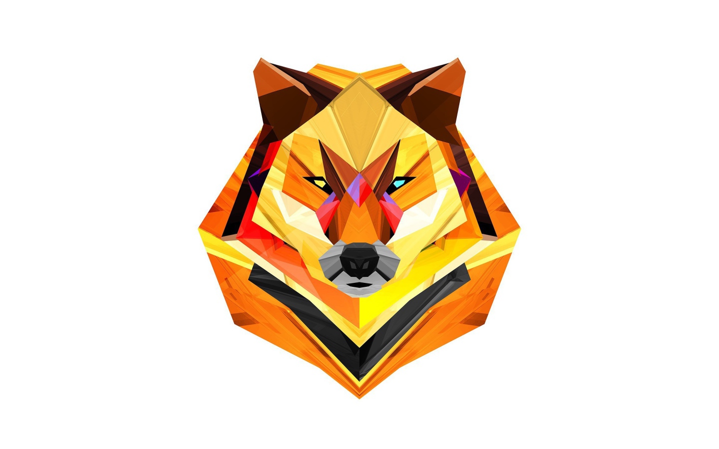 Голова лисы, 3-Д графика