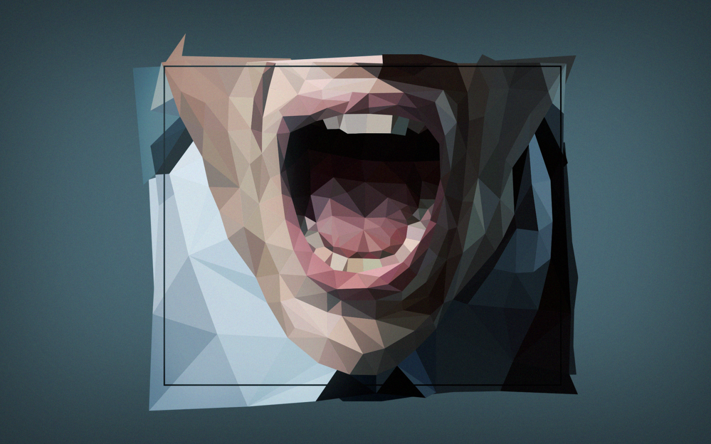 Лицо человека, 3Д графика