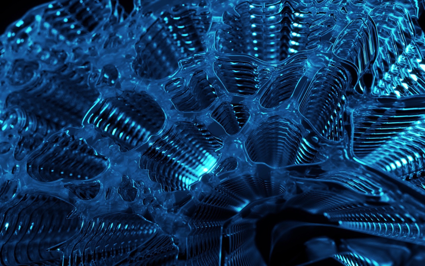 Объемная структура из льда