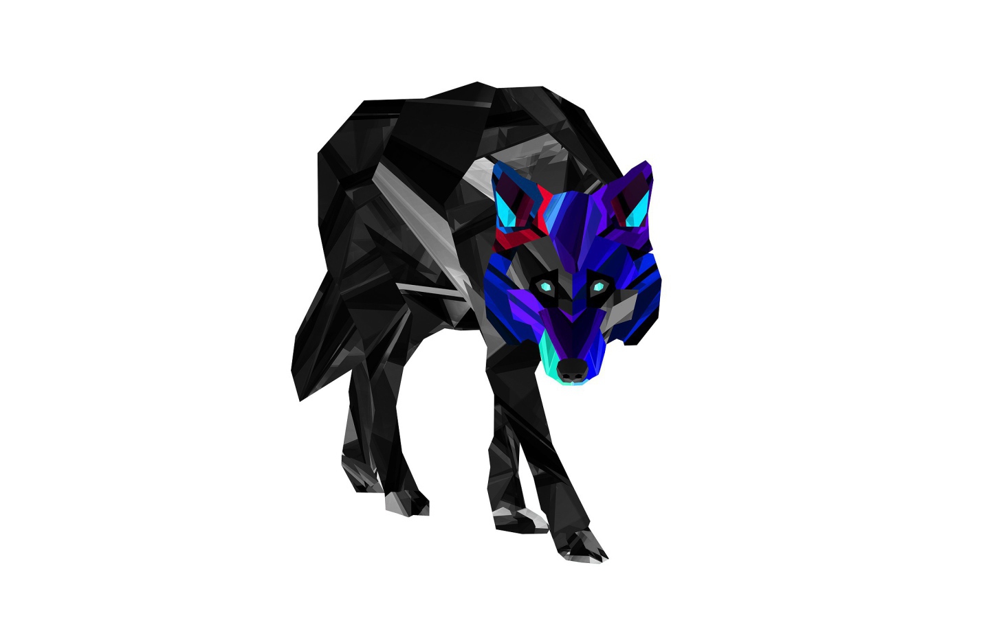 Волк,  3-Д графика