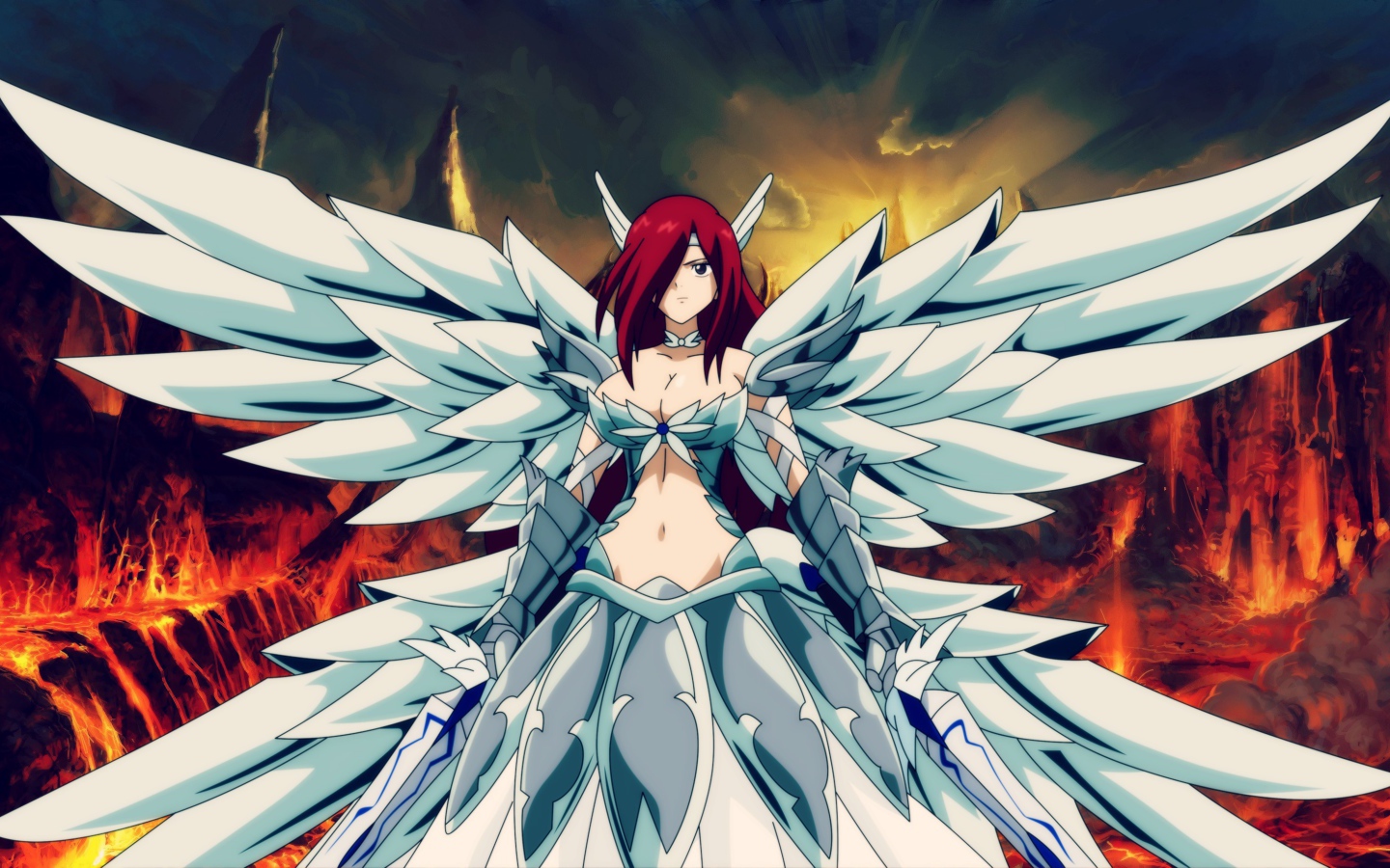 Ангел в аниме Сказка о хвосте феи