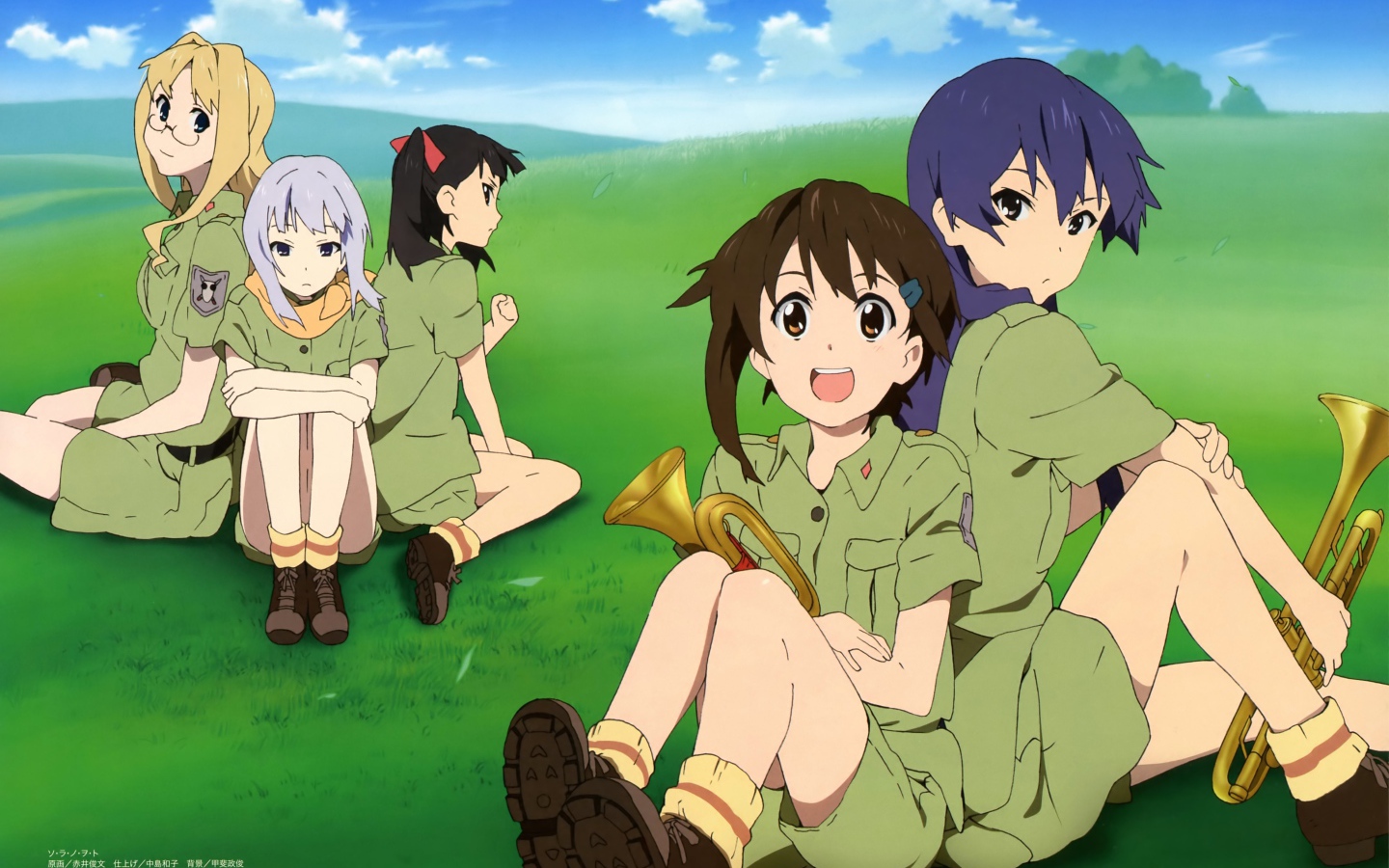 Персонажи аниме Звуки небес