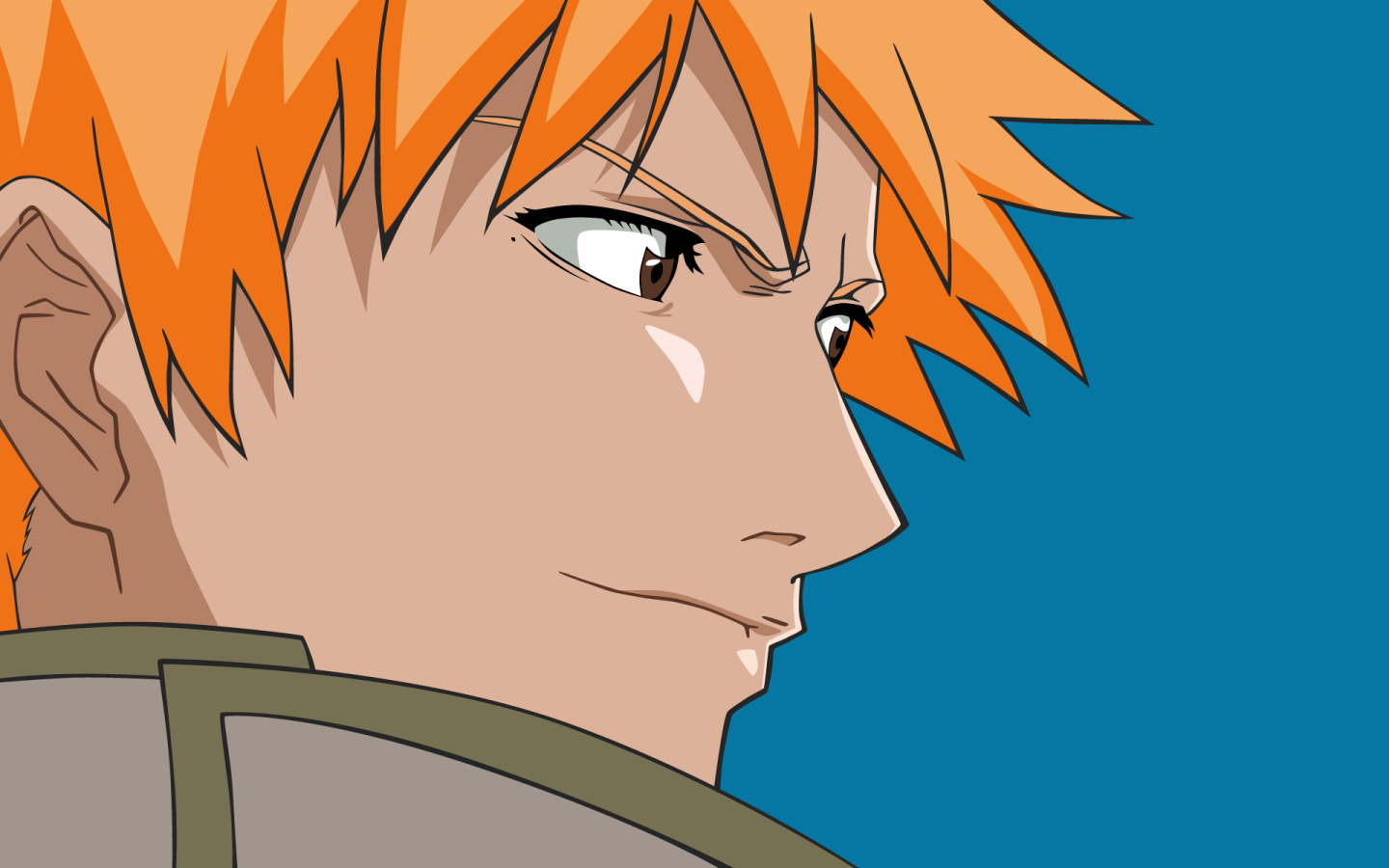 Персонаж аниме с оранжевыми волосами