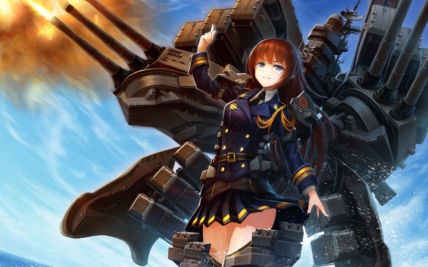 Девушка аниме командует боевым роботом, Kantai Collection