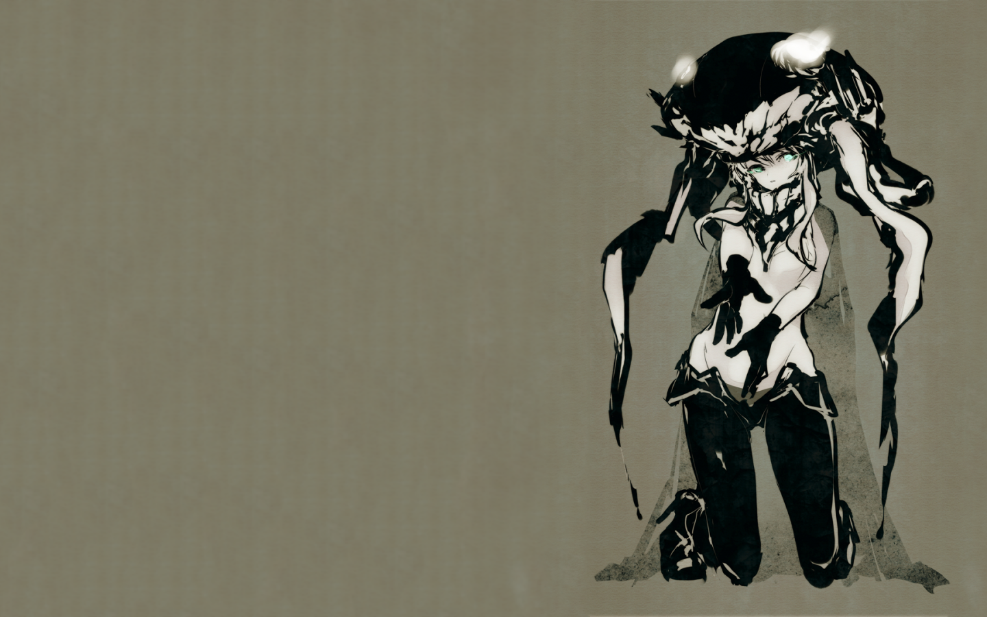 Девушка аниме в забавном головном уборе