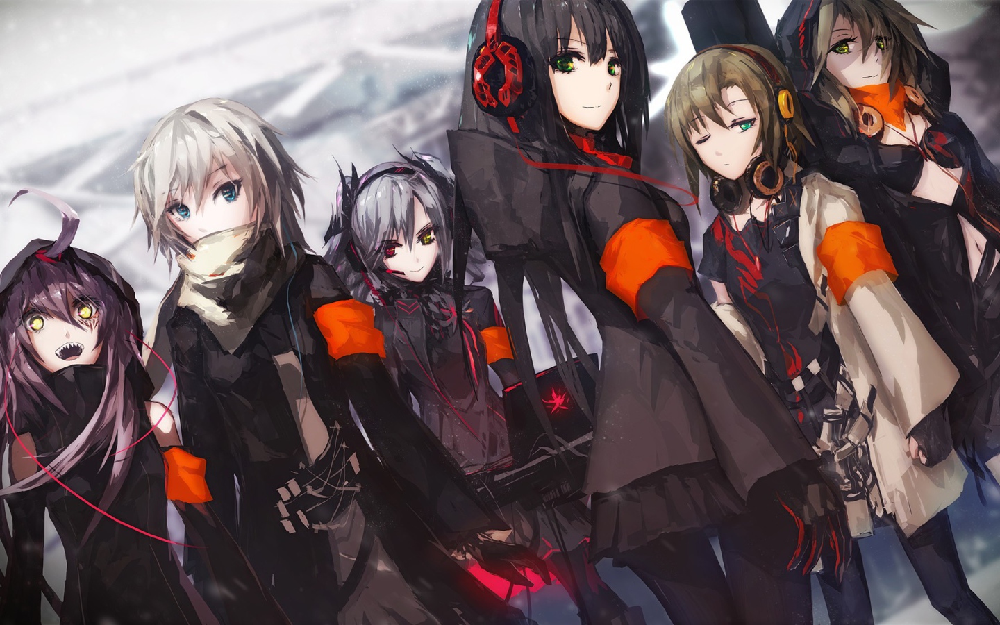 Команда девушек Аниме