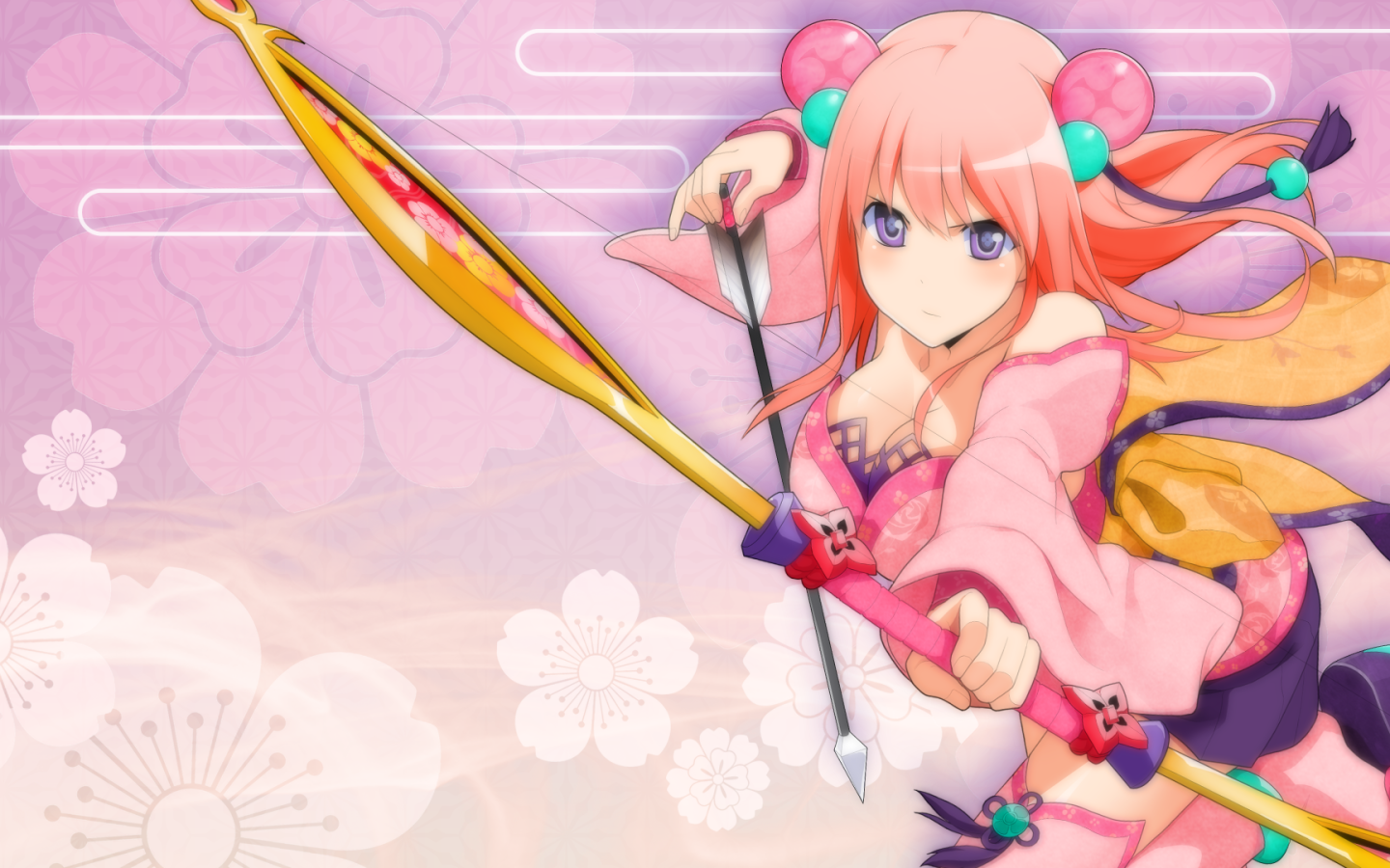 Лучница в аниме Onigirl