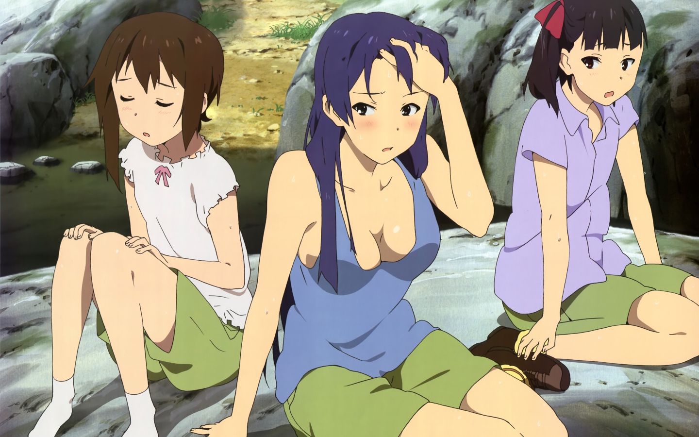 Девушки в аниме Звуки небес