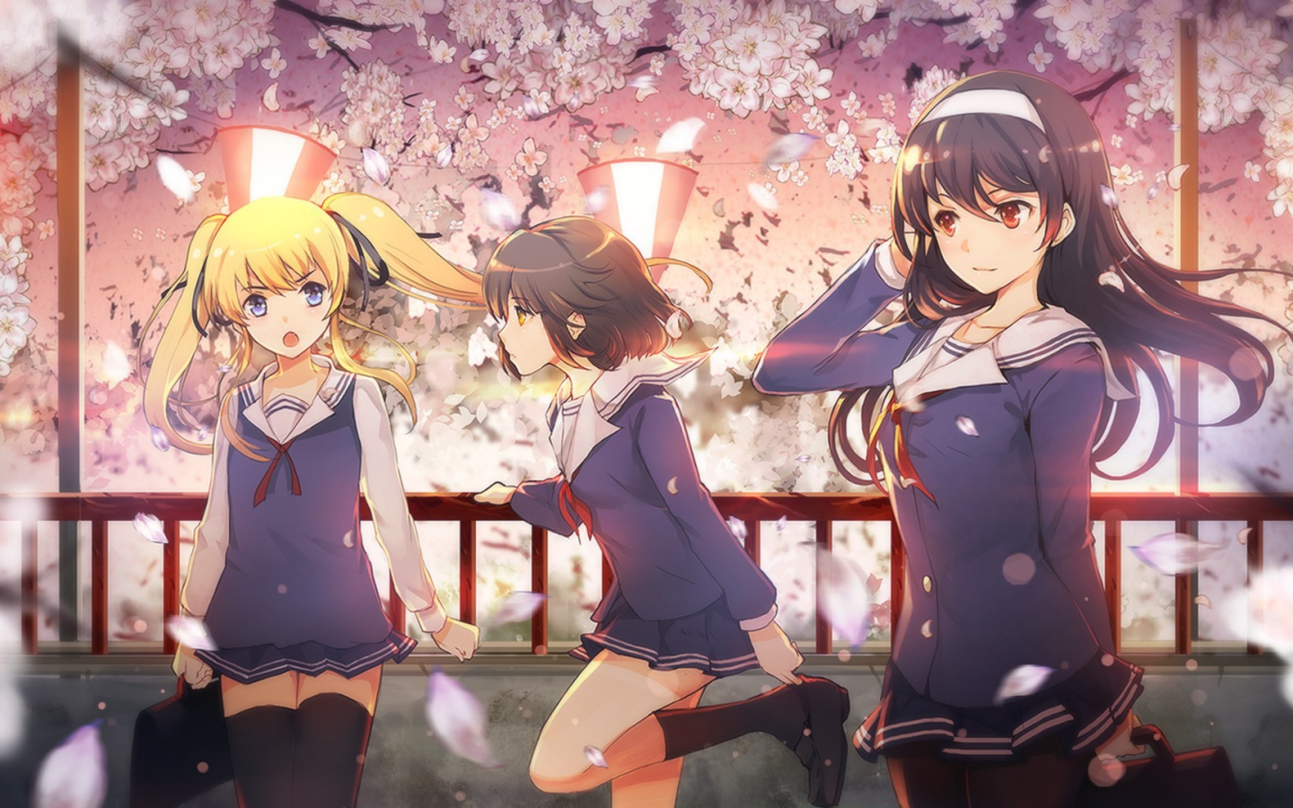 Девушки в саду сакур, аниме Как создать скучную героиню