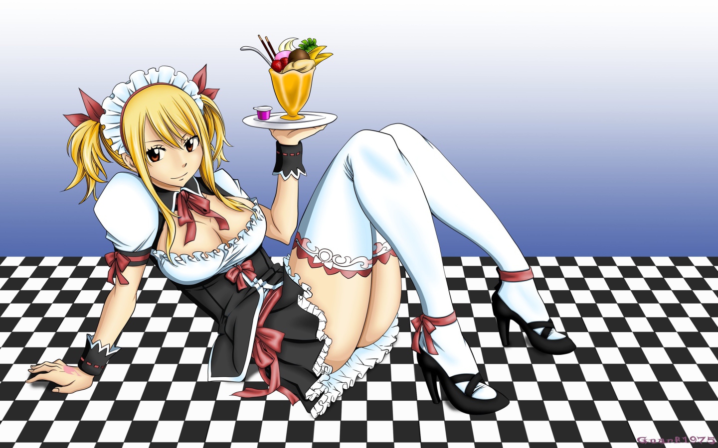 Горничная в аниме Сказка о хвосте феи