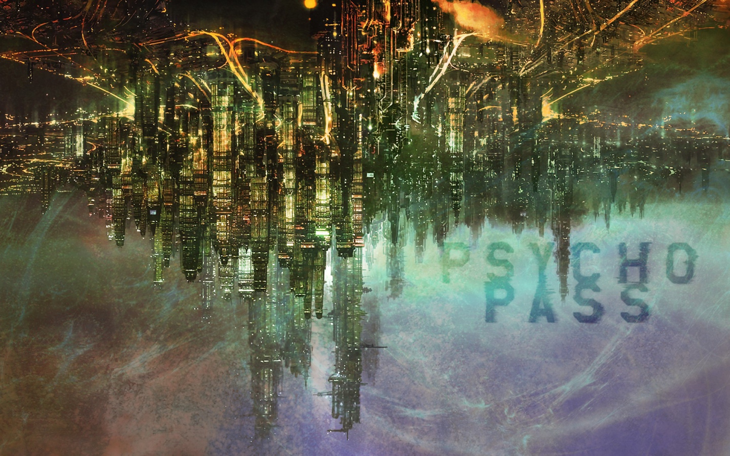 Мегаполис в аниме Psycho-Pass