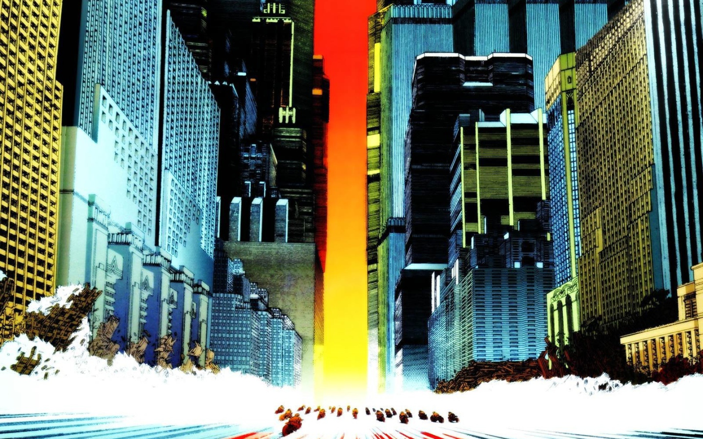 Новый Токио в аниме Акира