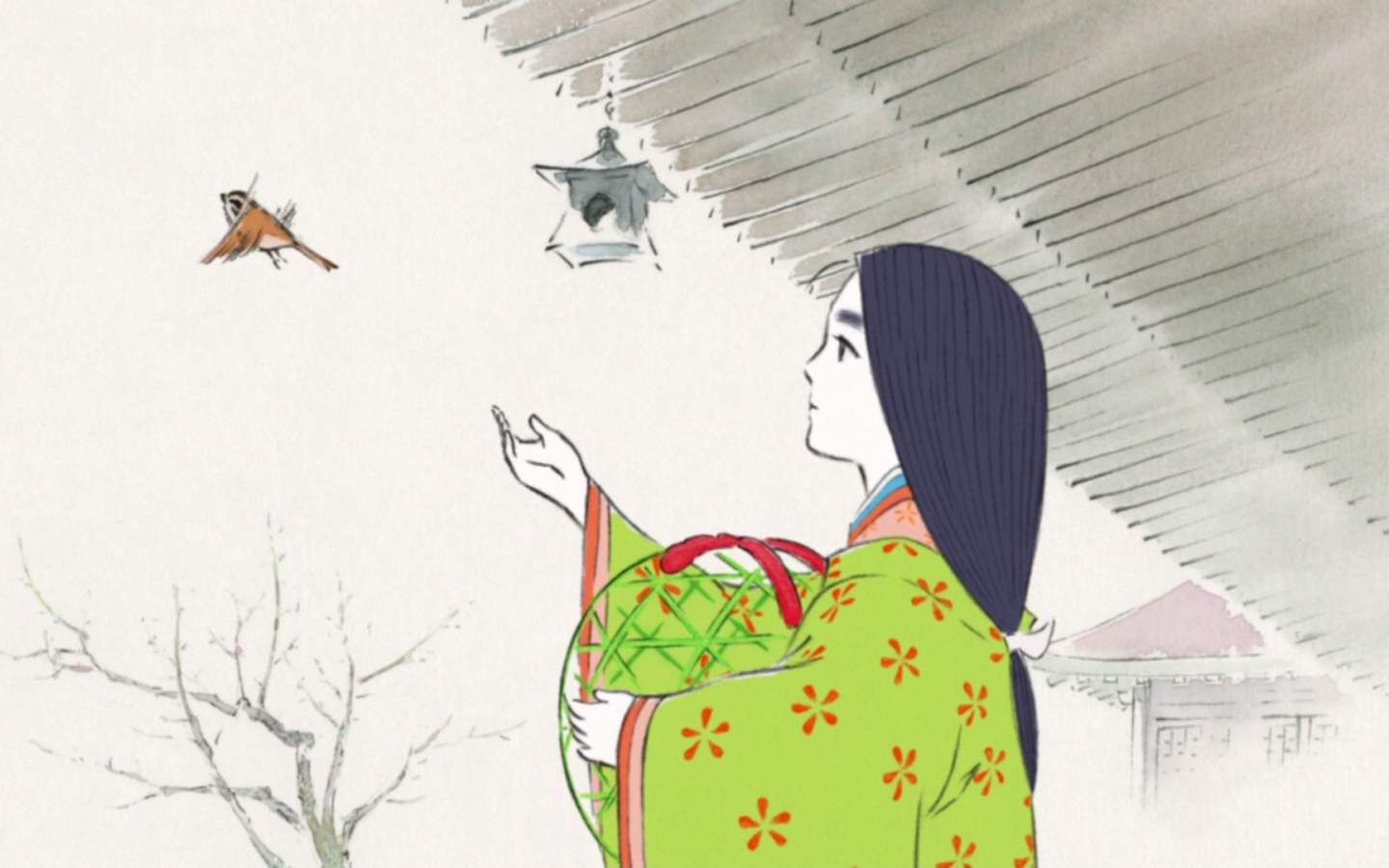 Принцесса отпустила птичку, аниме