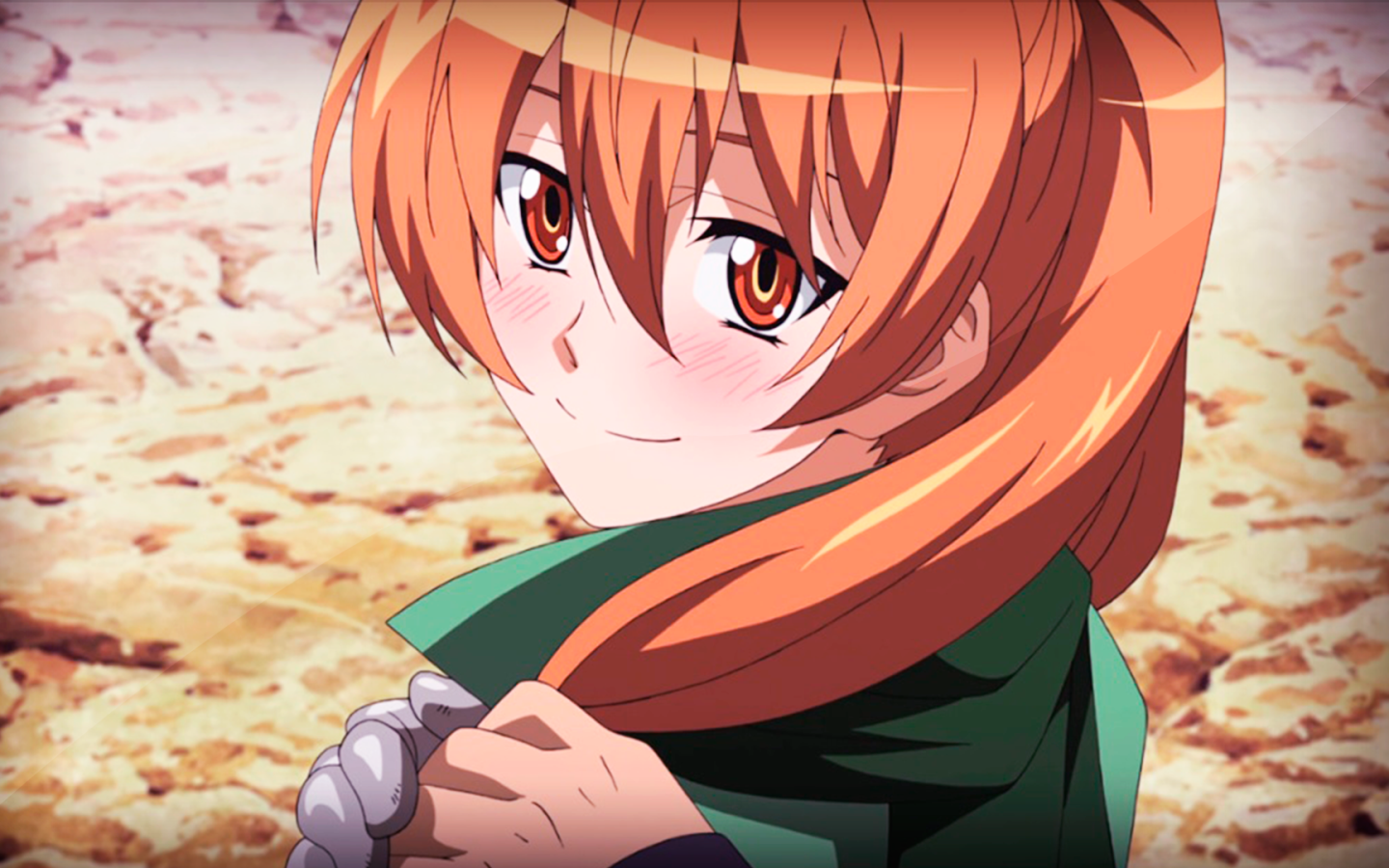 Рыжая девушка, аниме Akame ga Kill