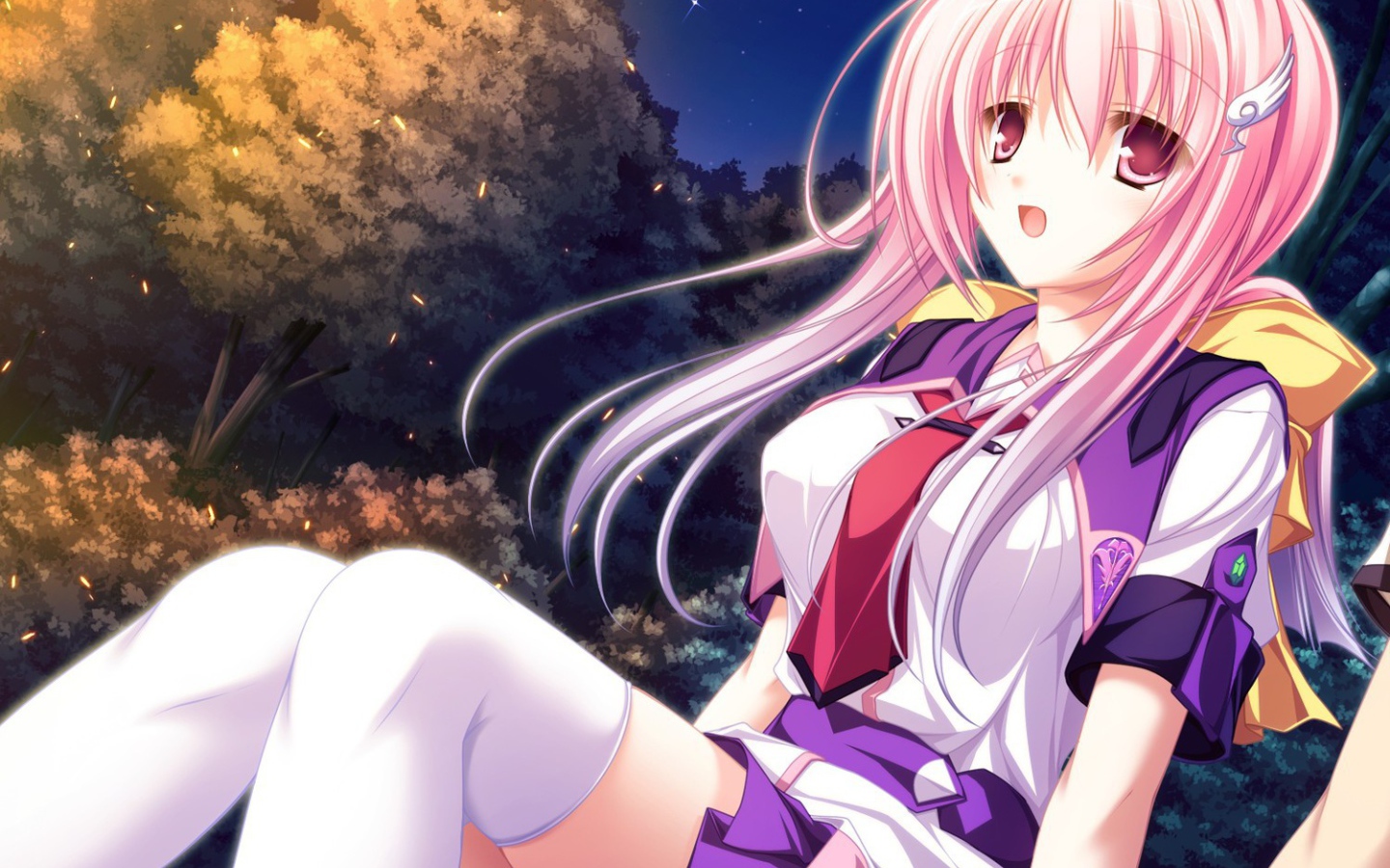 Школьница Мики из аниме Мост в звездное небо