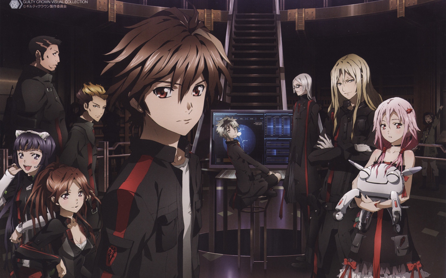 Тайный штаб в аниме Корона грешника