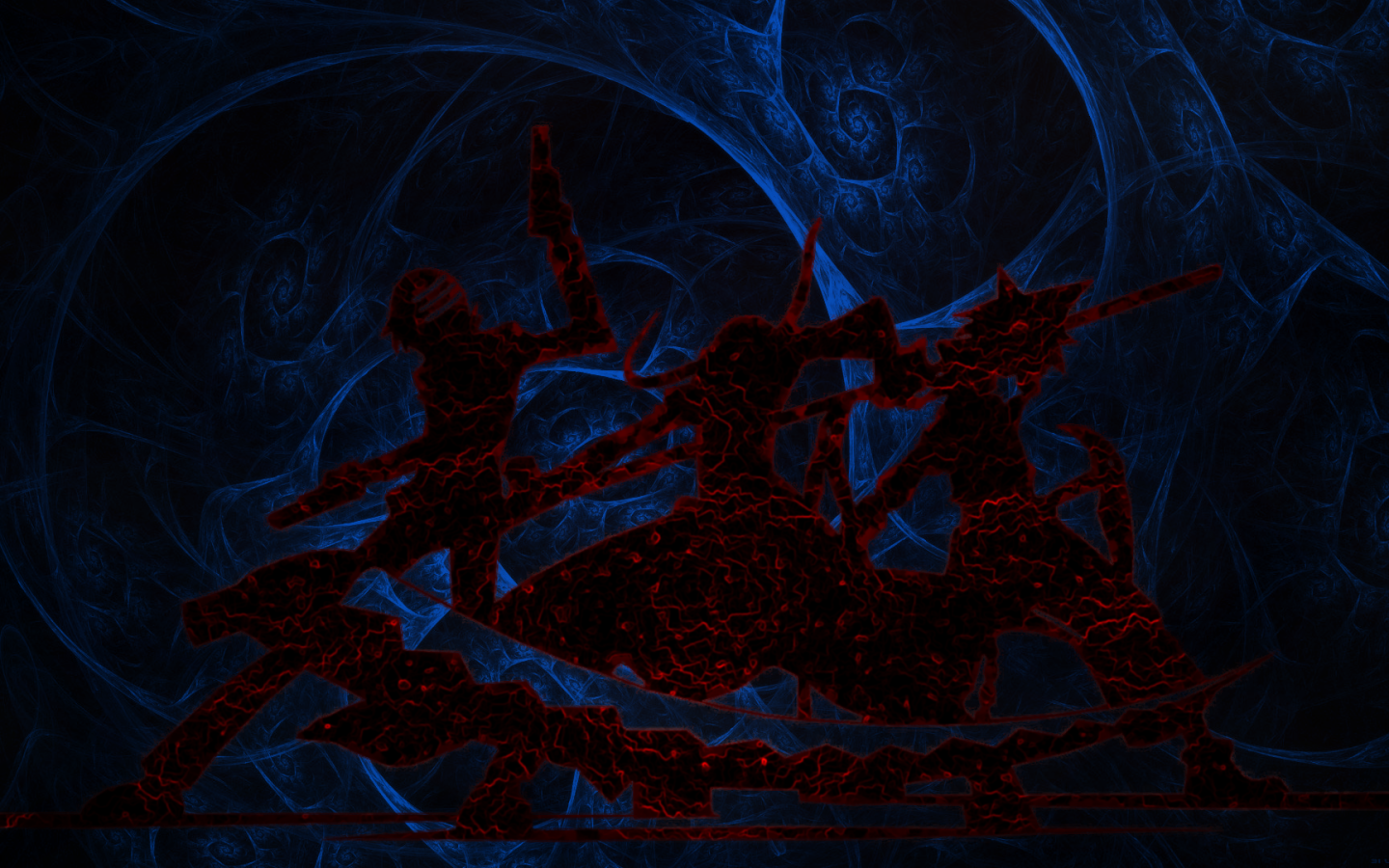 Силуэты героев Soul Eater