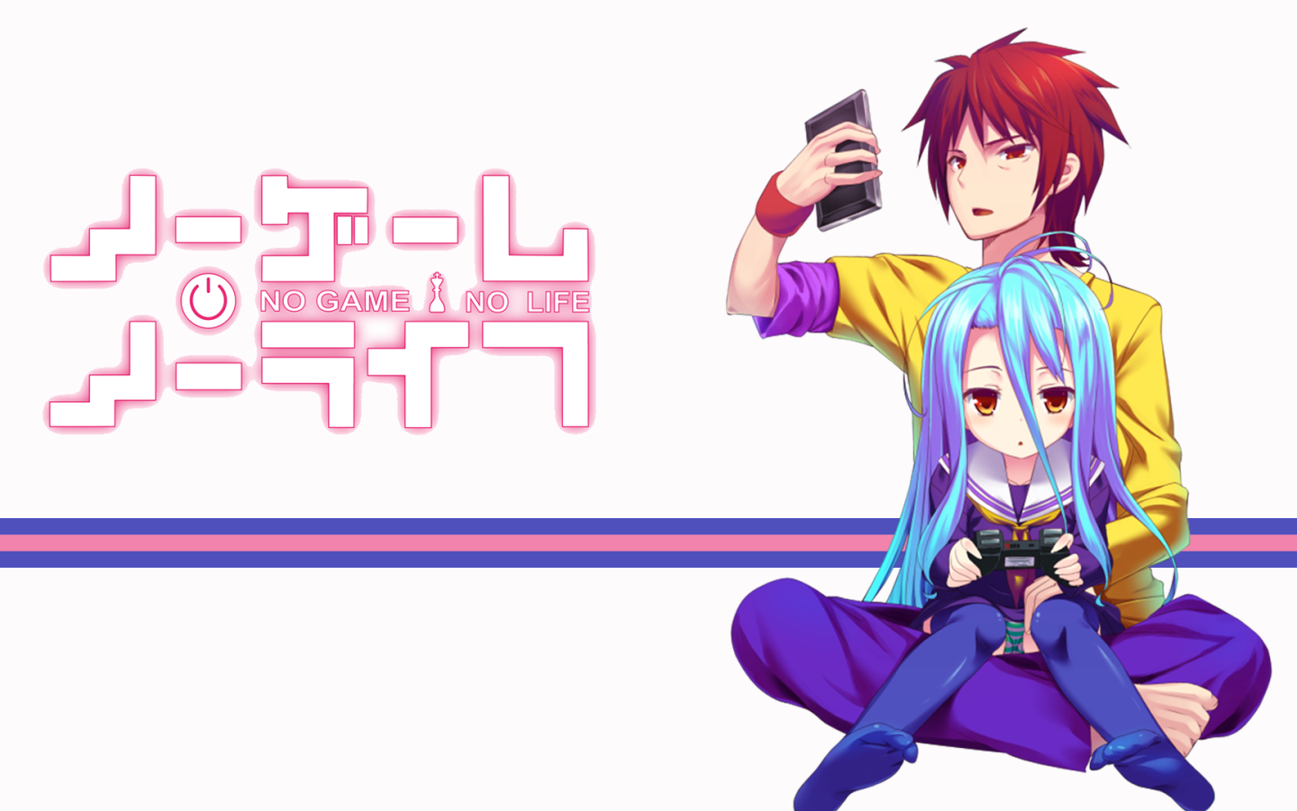 Сора и Широ из аниме Игра на выживание