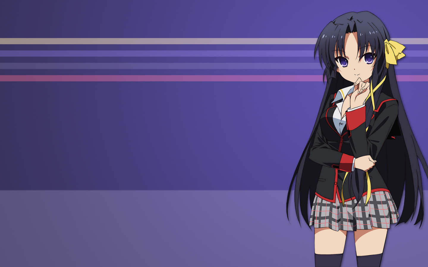 Черноволосая девушка в аниме Маленькие проказники