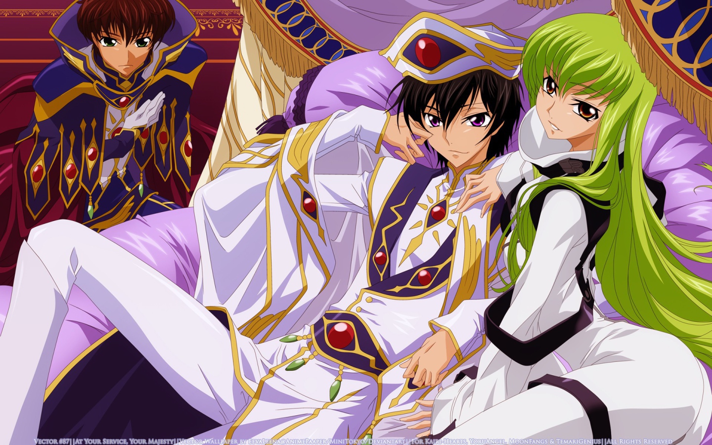 Принц и принцесса в аниме Code Geass