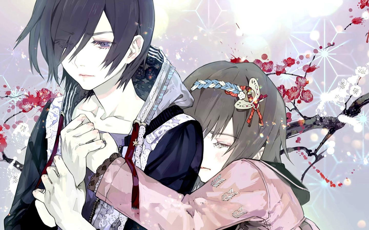 Два героя аниме Tokyo Ghoul